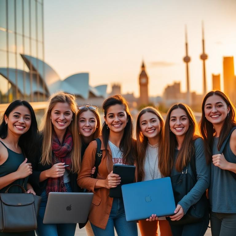Impel alumni students studying abroad