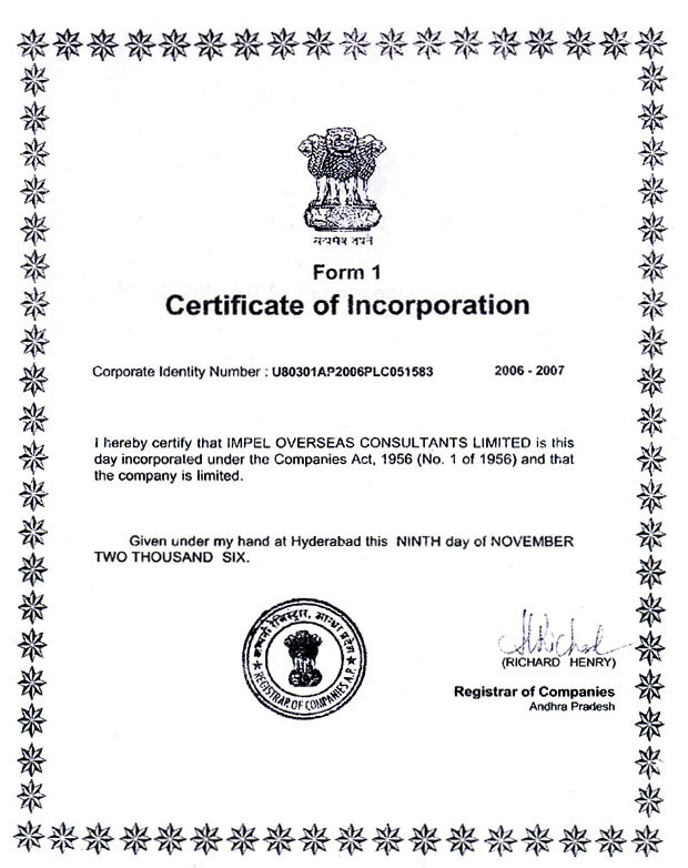 certifica_incorporation